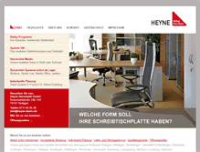 Tablet Screenshot of heyne-buero.de